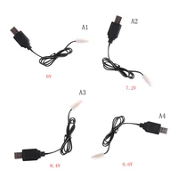 black usb charger adapter cable for sky viper drone helicopter universal charger for rc car dc 6v 7 2v 8 4v 9 6v