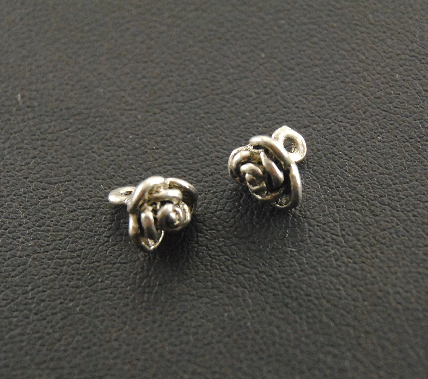 50 шт. серебристые и бронзовые металлические подвески Съемник на молнии ювелирные