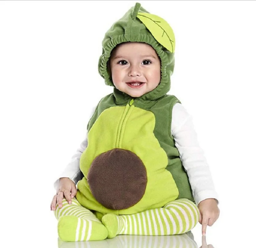 Одежда для маленьких девочек; карнавальный костюм на Хэллоуин с изображением единорога и фруктов; Одежда для новорожденных мальчиков; Рождественский подарок; комплект одежды для младенцев