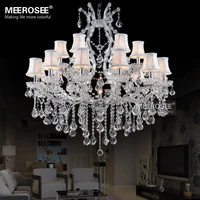elegant crystal chandelier light fixture maria theresa crystal luster lamp deckenleuchten for lobby stair hallway project md8475