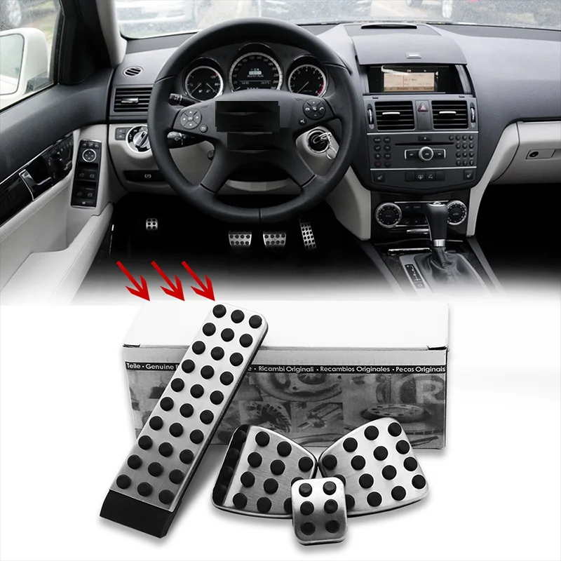 

Car Accessories For Mercedes Benz W124 W202 W203 W140 W208 W210 W211 W220 R170 R171 R-Class AT Brake Clutch Pedal Pad