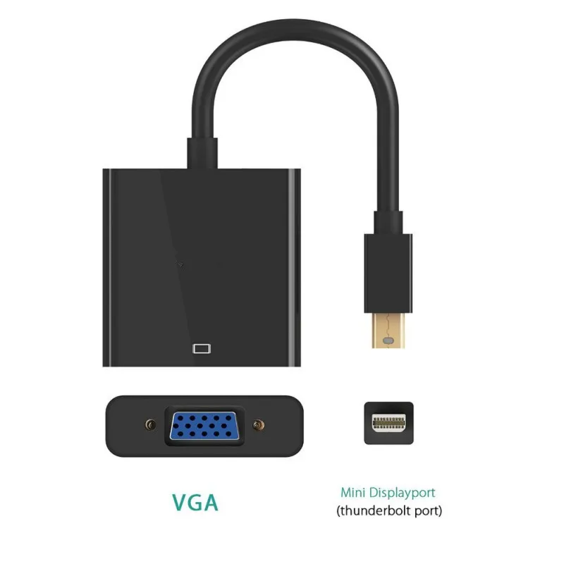 Для компьютера HDTV монитор проектор ЖК экран мини DisplayPort к VGA конвертер кабель