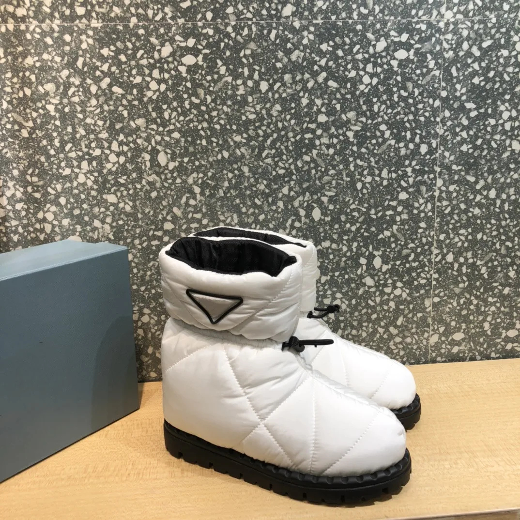

Winter Warm Down boots Slip On Platform Shoes Women and Men Soft-Slip Durable Flat Heel Snow Boots Designers Short Ankle Boots