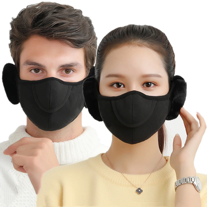 

Ski Mask Ear-mounted Outdoor Cycling Dustproof and Breathable Motorcycle Mask Cotton Bandana