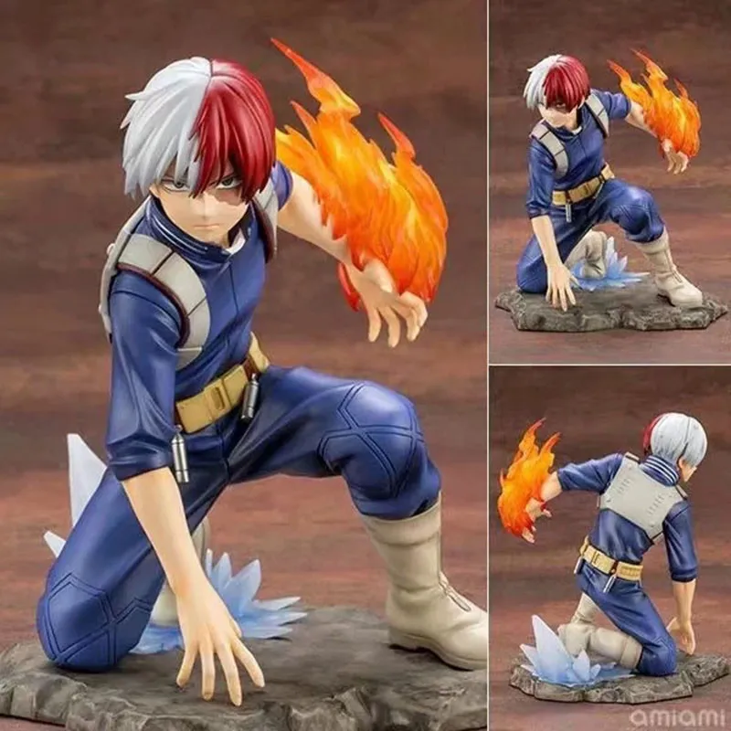 

ARTFX J Shoto Todoroki Battle Statue Super Hero Comic Anime Statue My Hero Academia Boku no Hero Figure Model Toys