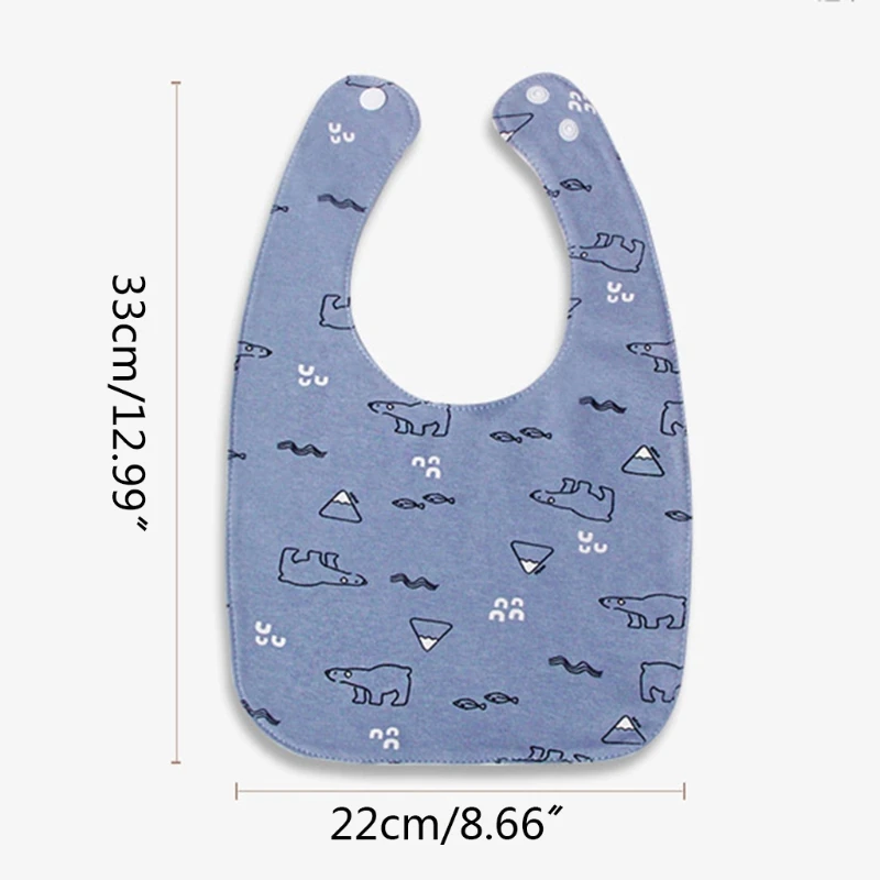

4Pcs/Set Baby Soft Cotton Saliva Towel Toddler Newborn Waterproof Burp Cloth Bib