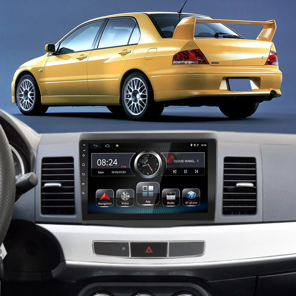 Автомобильный dvd мультимедиа для MITSUBISHI LANCER 2007 2008 2009 2010 2011 2012 2013 2014 2015 радио Gps