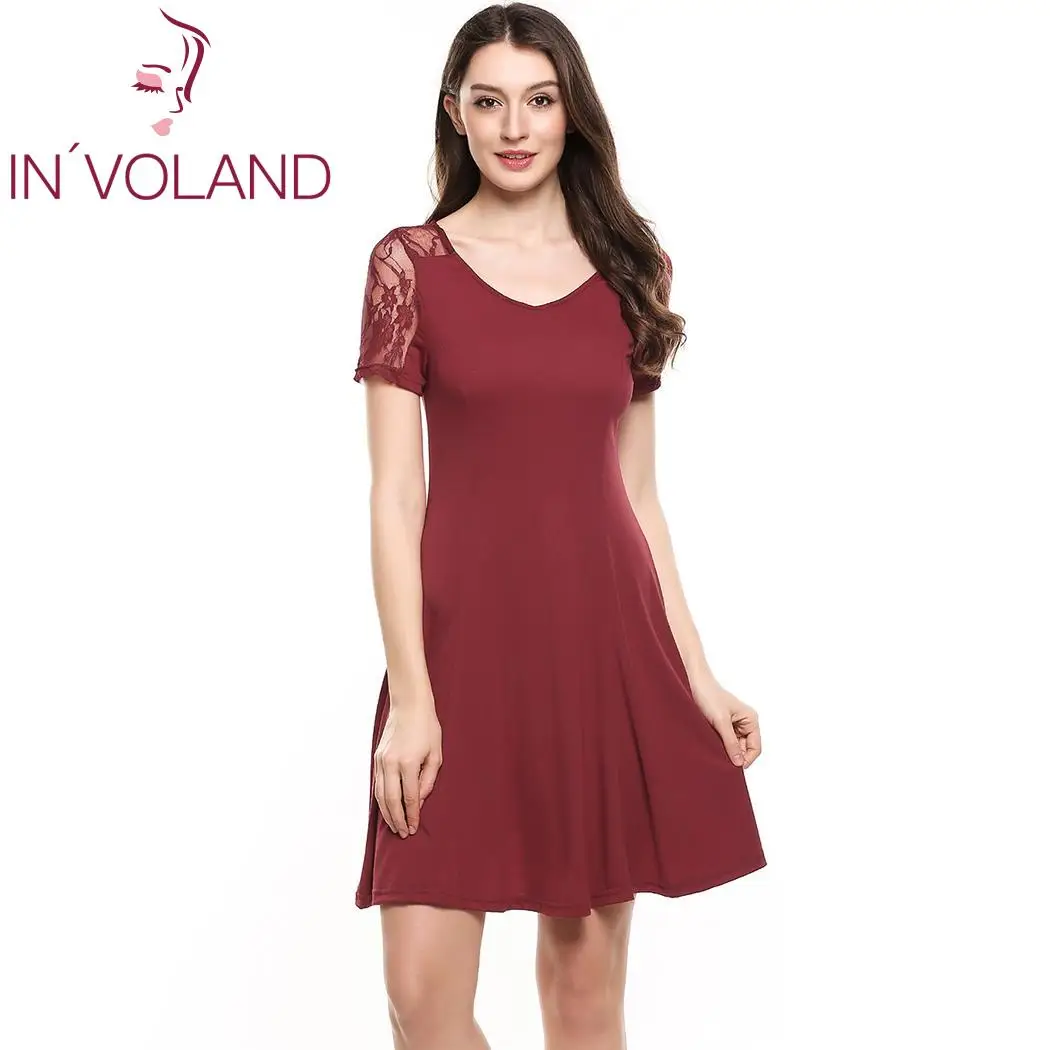 Новинка женское белое платье повседневное v-образный вырез короткий рукав