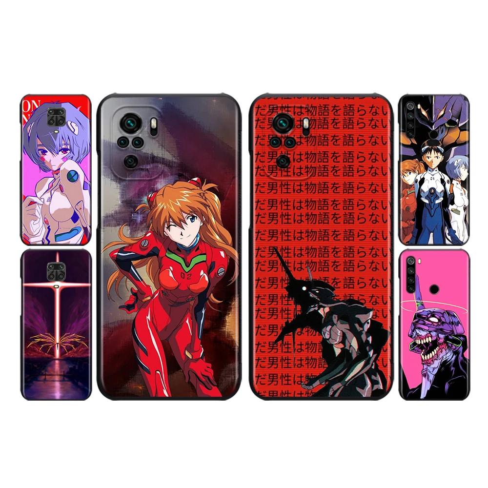 

Anime Evangelion girl Silicone Coque For Xiaomi Redmi Note 11 10 10S 9 9S Pro Max 10T 9T 8T 8 7 6 5 Pro Phone Case