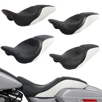 Motorcycle Two-Up Seat For Harley Touring Street Electra Glide CVO Road King Custom 2009-2020 2019 Driver Passenger