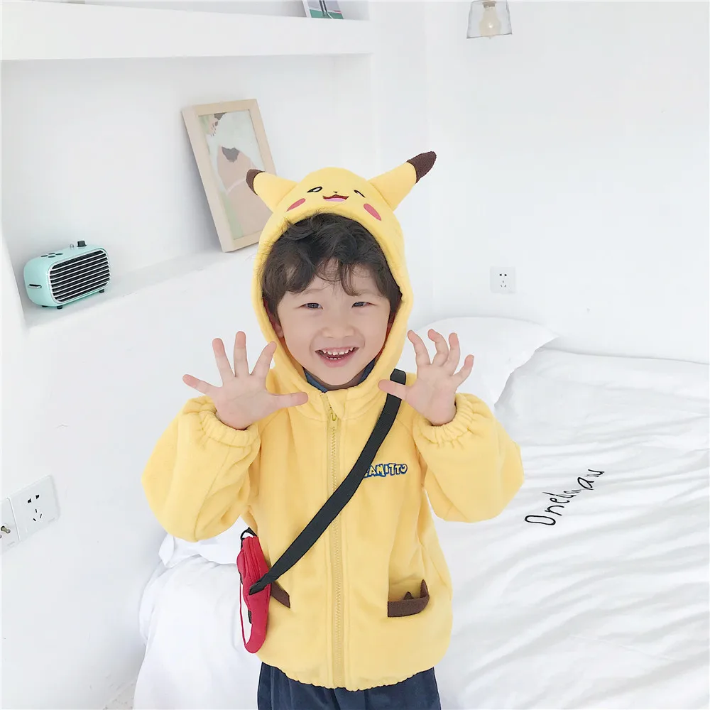 Tonytaobaby/зимняя одежда; новое бархатное пальто с рисунком для маленьких мальчиков и девочек; детская куртка