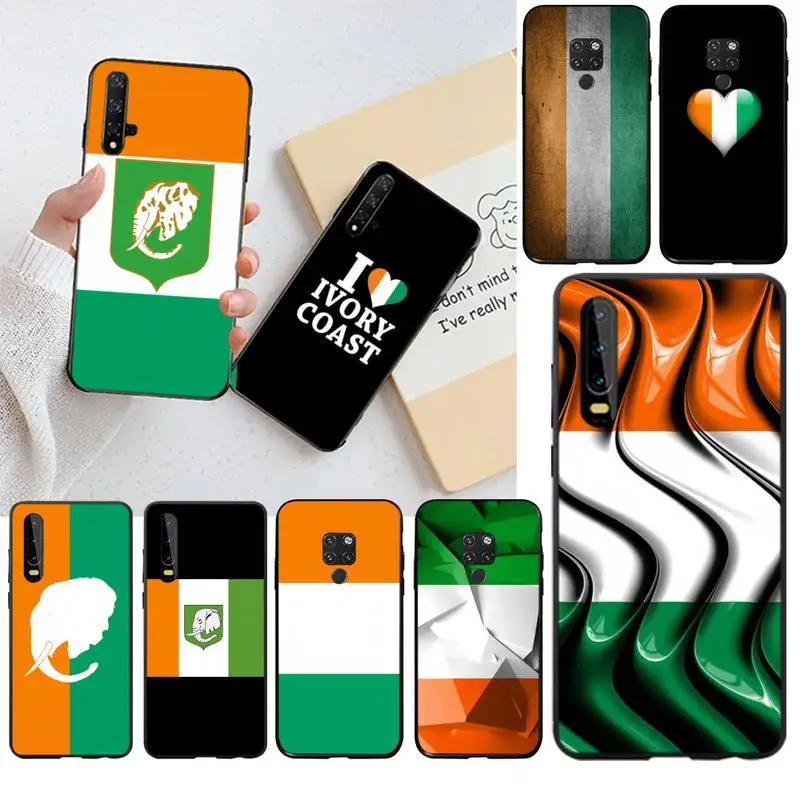 Чехол для телефона с флагом побережья слоновой кости Huawei P40 P30 P20 lite Pro Mate 30 20 P Smart 2020