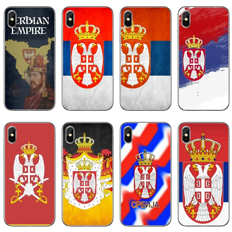 Аксессуары для телефона с флагом Сербии чехол Huawei P30 P20 Pro P10 P9 P8 Lite Y5 Y6 Y7 Y9 P Smart Plus 2018
