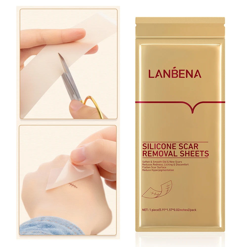 

Силиконовые листы для удаления шрамов, тонкие, приятные для кожи дышащие наклейки для восстановления шрамов, увлажнение, смягчение, Потерто...