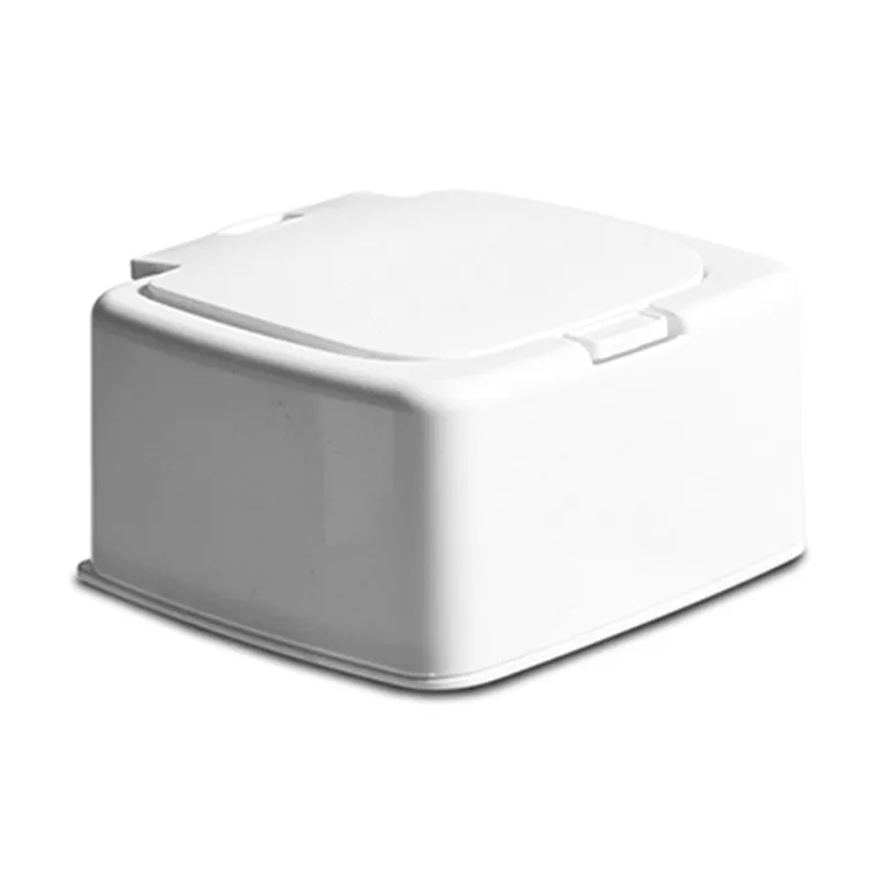 Простой эластичный ящик для хранения пыленепроницаемый с крышкой Настольный