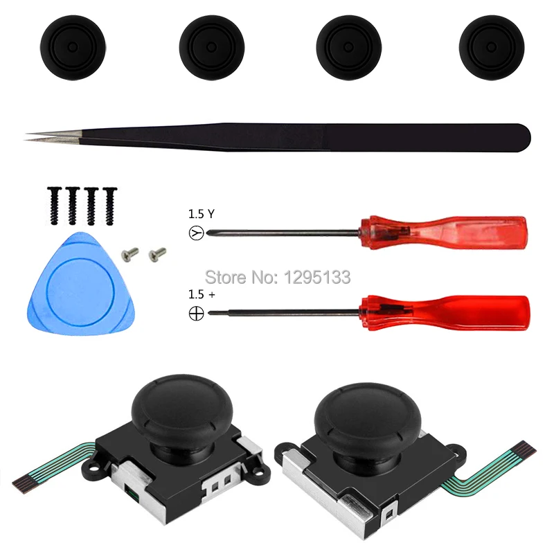 3D аналоговый Thumb Stick для Kind Switch NS Joy Con джойстик колпачки Сменные запасные части мод комплект для JoyCon переключатель контроллер