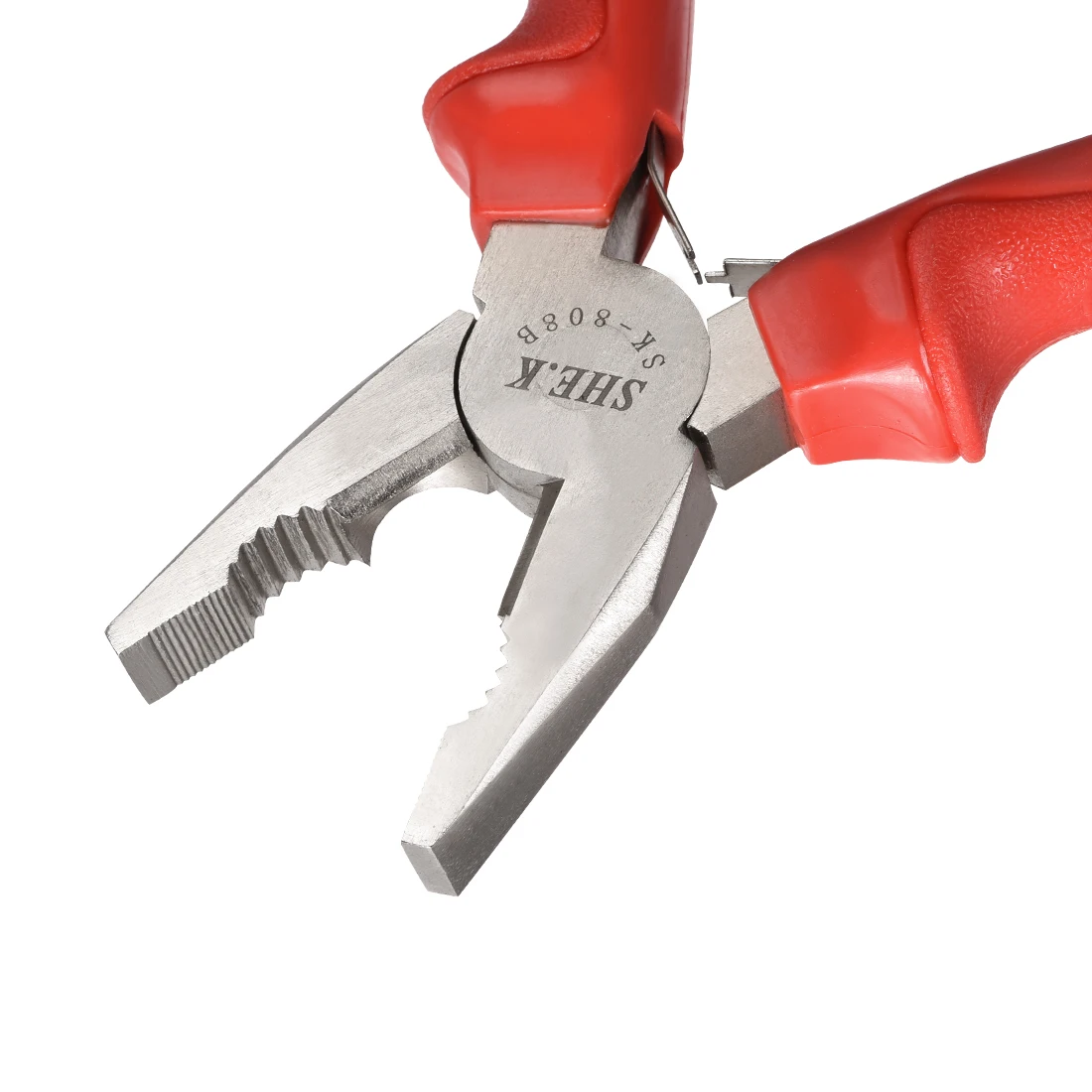 

uxcell Combination Pliers 8 Inch Wire Side Cutting Tool Wire Cutter Red Handle