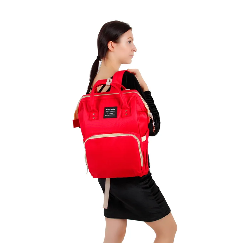 Многофункциональная сумка для подгузников Aiaper большого объема через плечо мамы