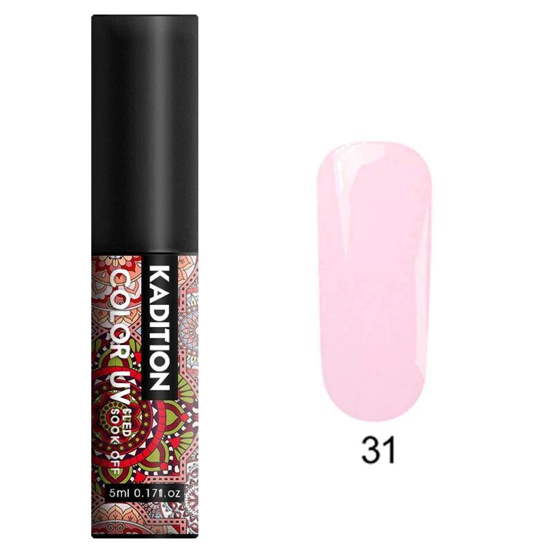 KADITION 5 мл телесные цвета лак для ногтей Краска лаки 1 шт дизайна Гель маникюра Лак