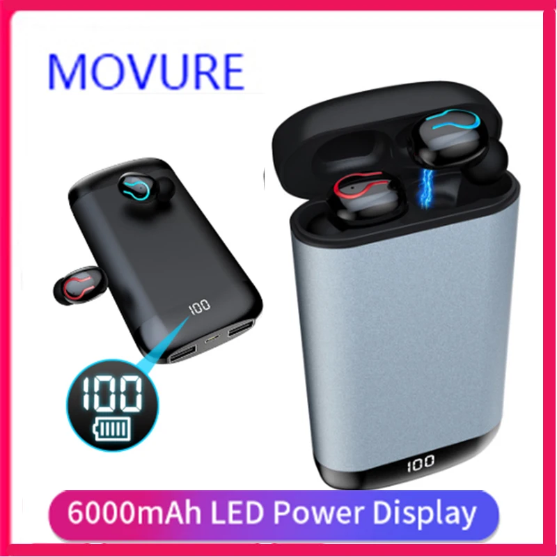 Беспроводная Bluetooth гарнитура Q66 бинауральные наушники вкладыши TWS с 5 0 спортивные