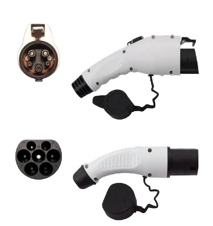 

32A type 1 type 2 charging cable SAE J1772 to IEC 62196 plug electric vehicle adapter