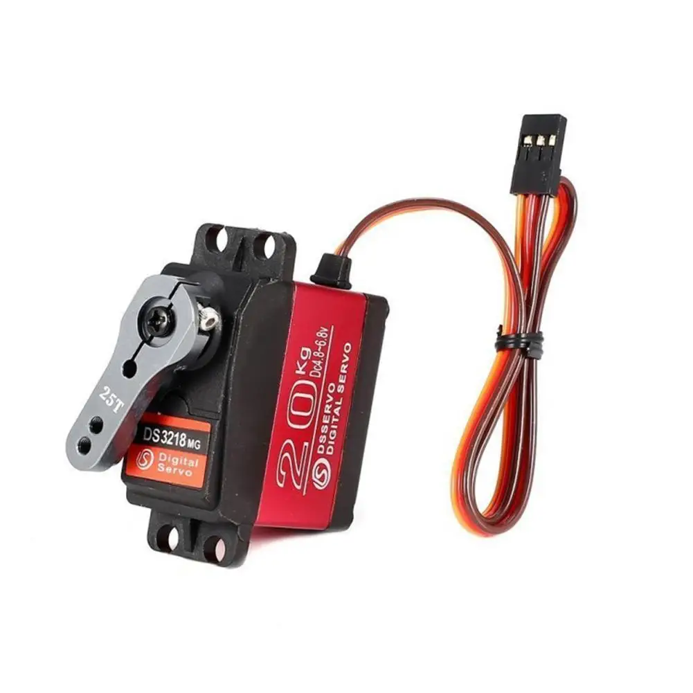 

Цифровой сервопривод RC автомобиль для скалолазания водонепроницаемый металлический рулевой механизм 40,5*40*20 мм