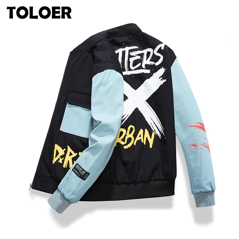 Для мужчин Harajuku куртки изготовленные по лоскутной технологии пальто 2021 Японская