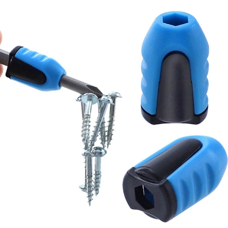 

1set Universal Magnetic Ring Alloy Magnetic Ring Screwdriver Bits & 3 Drill Bit Magnetizer Rings