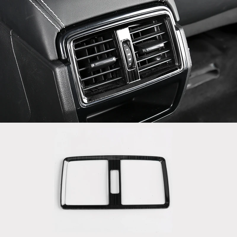

Car Rear Console Air Conditioner Outlet Frame Cover Trim Stickers Styling For Skoda Karoq 2017 2018