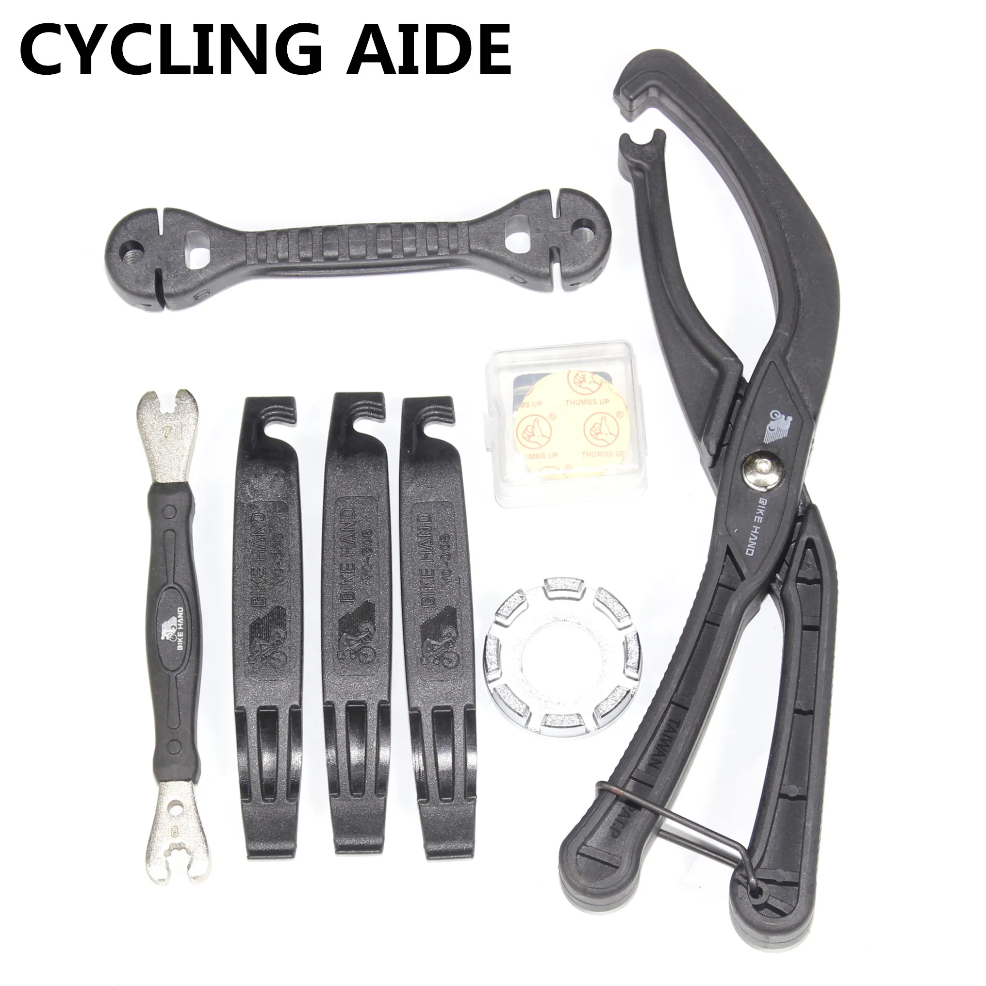 Велосипедный рычаг для шин спицевой ключ набор прокола шинный нож|bike repair tool|tyre