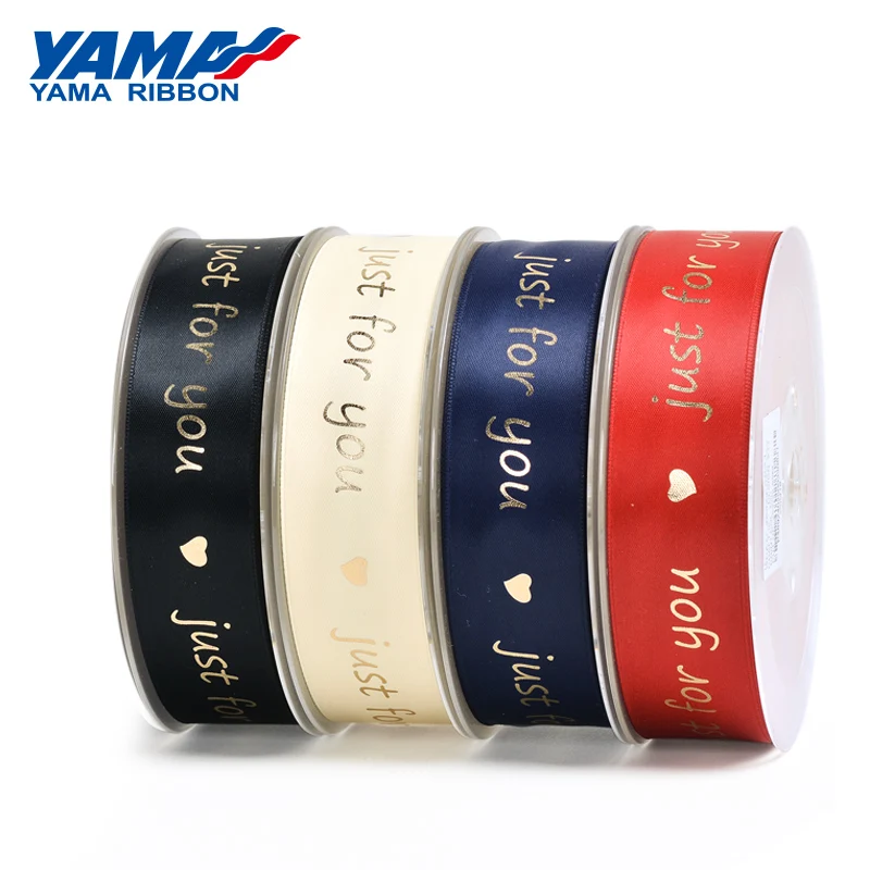 Ленты YAMA Just for you печатная 25 мм 100 ярдов/рулон 1 дюймовая лента из полиэстера для