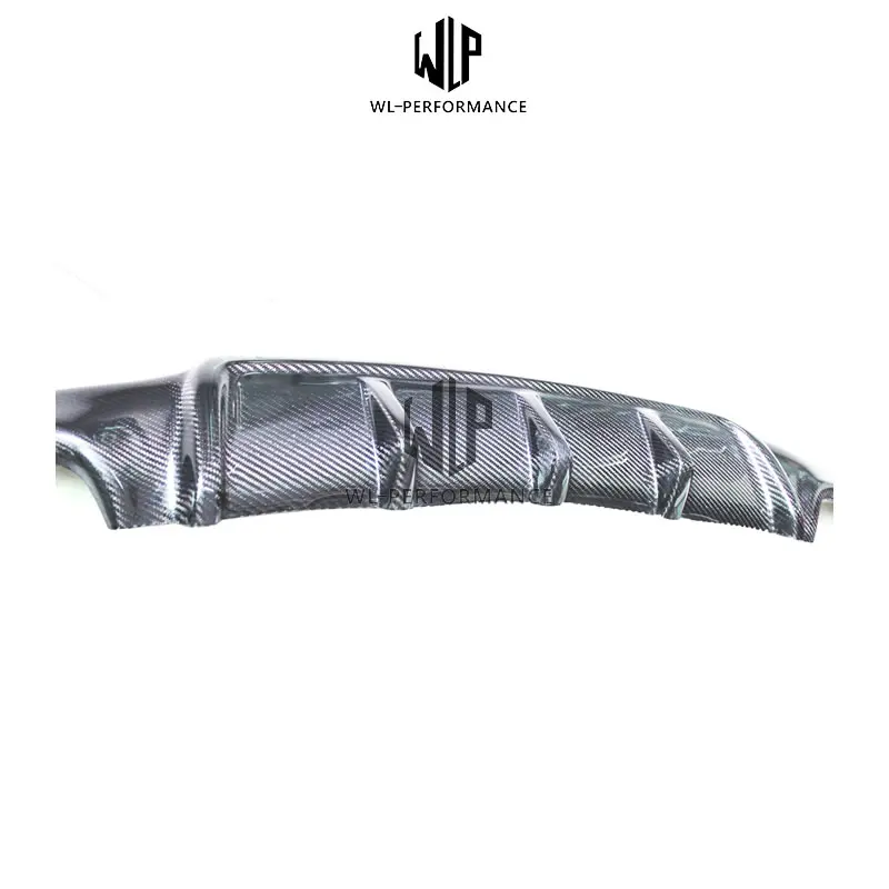 W204 C63 AMG СТИЛЬ ЗАДНЯЯ губа из углеродного волокна задний бампер диффузор для
