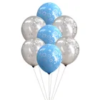 Рождественская Снежинка шары снег на тему дня рождения конфетти воздушные шарики, детские игрушки Рождественский Новый Год Вечерние поставки