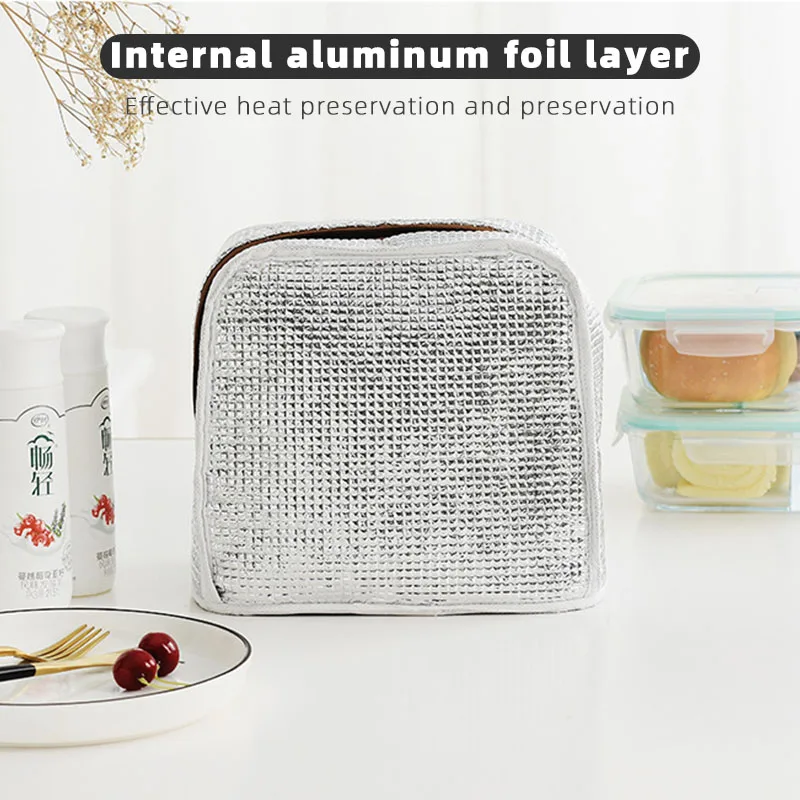 Симпатичная мультяшная сумка для ланча детей с принтом животных портативная