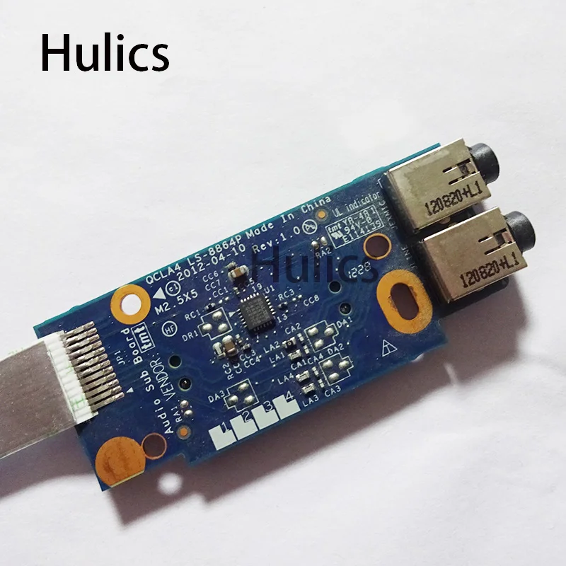 

Hulics Original For Samsung NP350V5C NP355V5C NP350V5X Reader Board Audio Socket With Cable QCLA4 LS-8864P