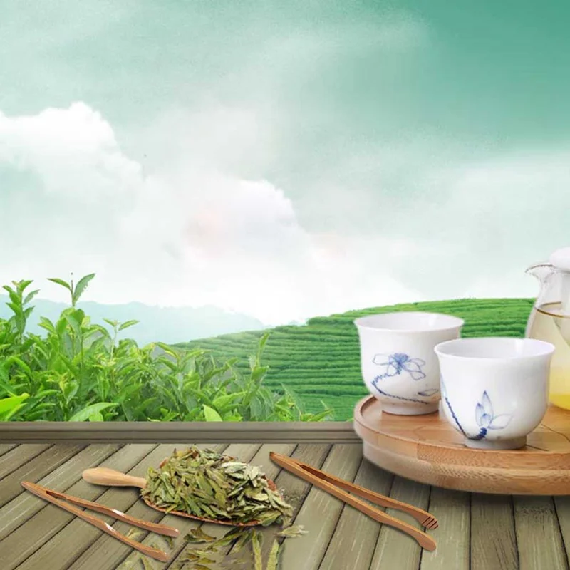 Высокое качество CreativeBamboo деревянная еда тост щипцы тостер бекон сахар лед чай