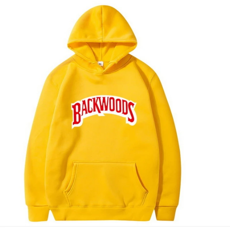 

Harajuku Hip Hop Hoodies Streetwear Backwoods Sweatshirt Men and Women winter Warm hoodie pullover Fleece Hoody Black Red White