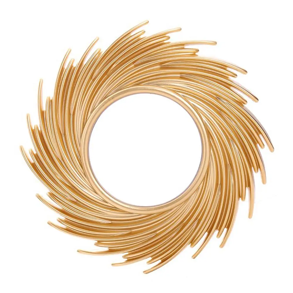 Северное геометрическое солнцезащитное зеркальное украшение для стен подвеска