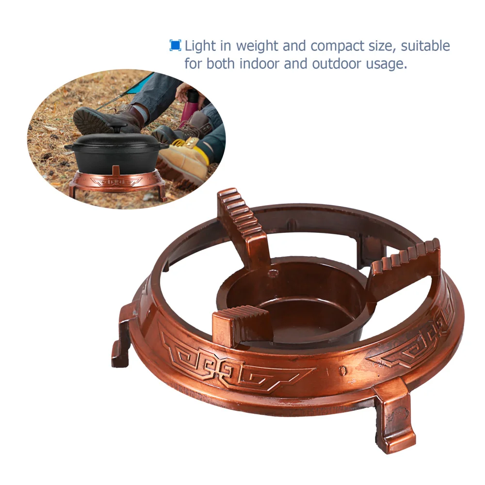 

Camping Stove Aluminum Outdoor Cookware Alcohol Stove Burner Pot Stand