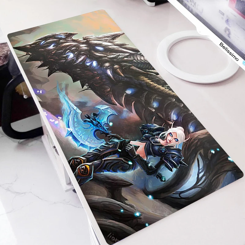 

Коврик для компьютера в стиле аниме для офиса, коврик для клавиатуры, аксессуары, коврики, красивые коврики World Of Warcraft