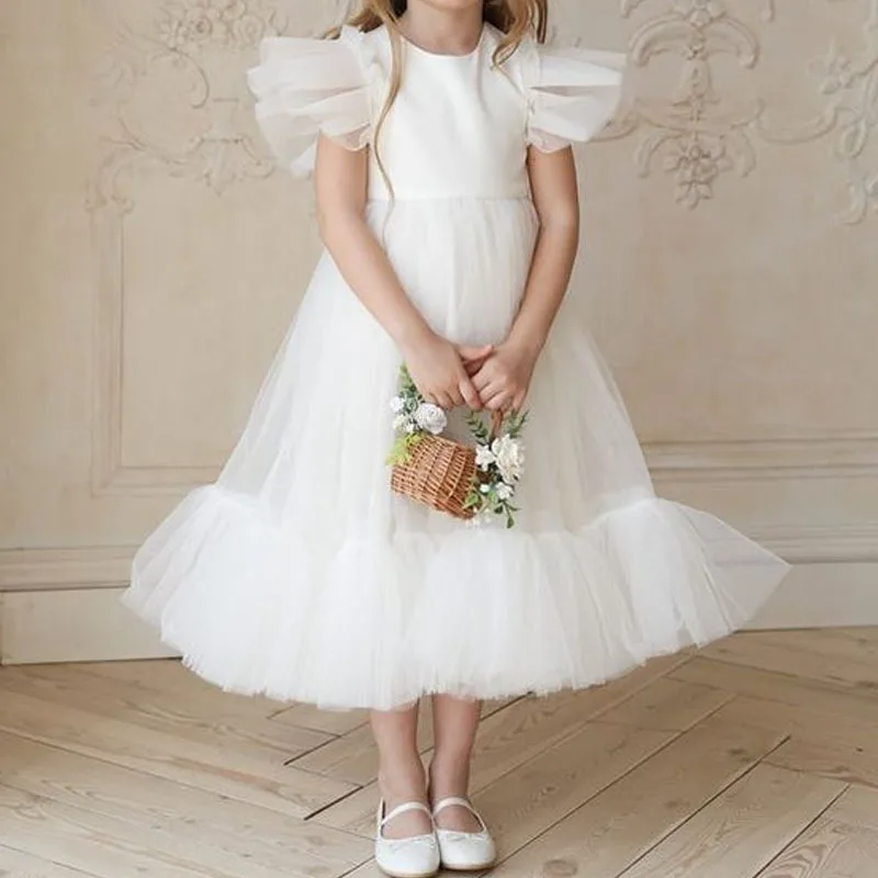 Fashion Flower Girls Dresses For Wedding And Party Kids Princess Long Summer Dress Vestidos Children Costumes | Детская одежда и