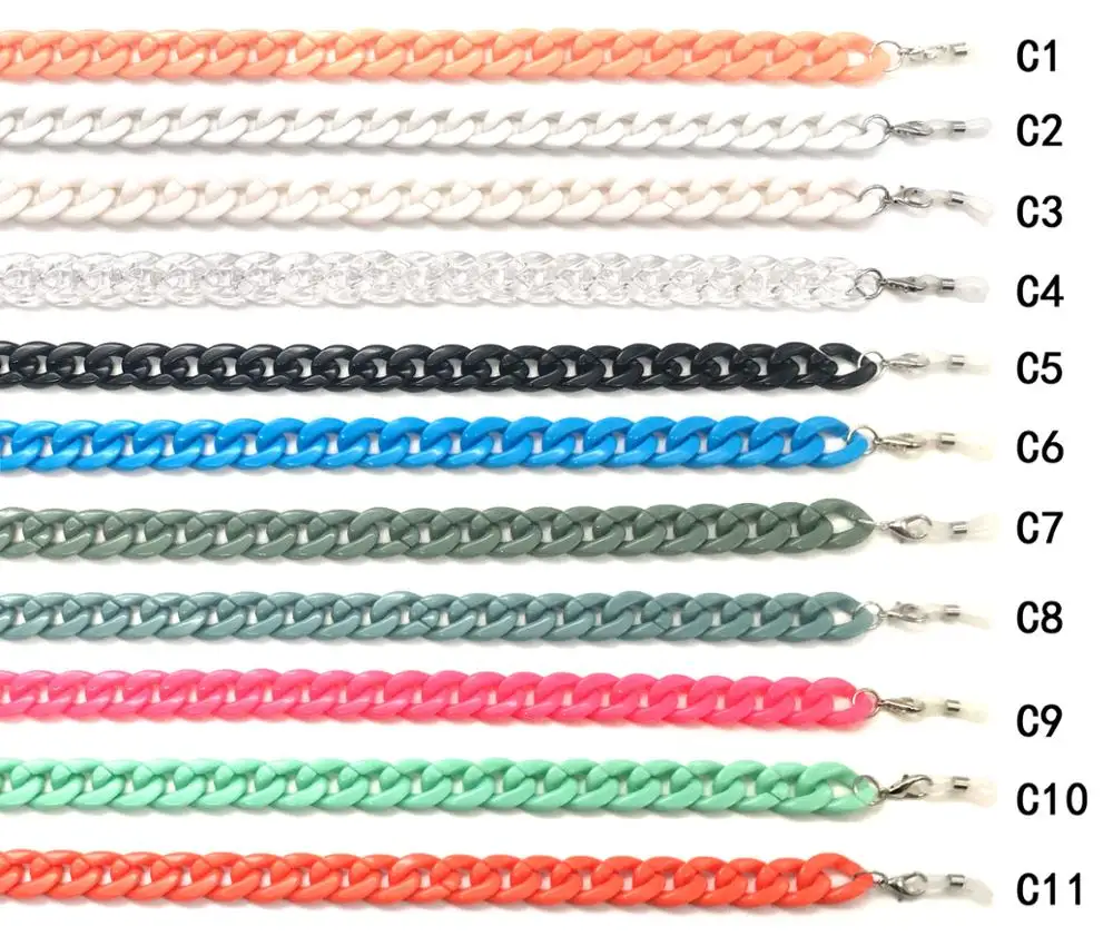 Kasure Модные Акриловые Очки с цепочкой шнур для очков чтения подвесная Шея