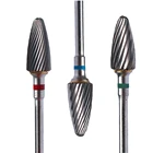 Твердосплавные сверла для ногтей вольфрамовые фрезы электрическая фреза пилки для ногтей профессиональные инструменты для удаления омертвевшей кожи маникюрные машинки