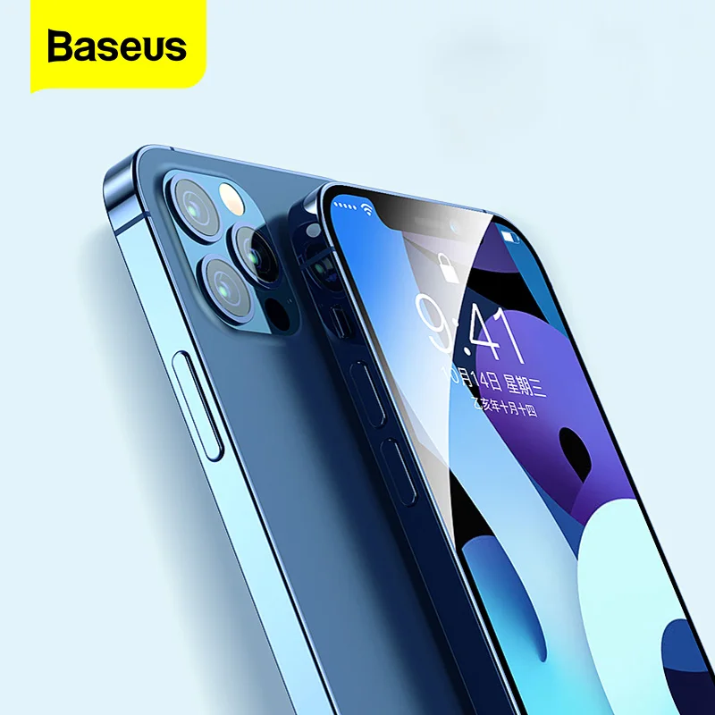 

Baseus 2PCS Screen Protector Tempered Glass For iPhone 12 Pro Max 0.23mm Anti Peep Full Cover Protective Glass For iPhone12 Mini