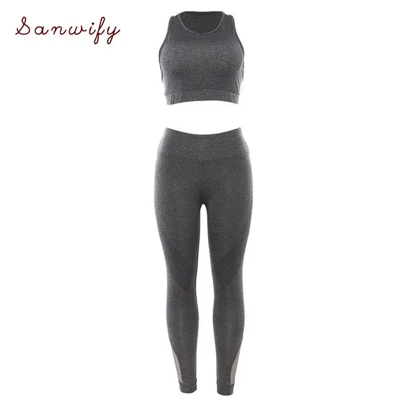 

Gym Woman Fitness Set Sports Suit Sportswear For Woman Gym Fitness Clothing Sport Wear Clothes Sporty 2 Piece Set Legging
