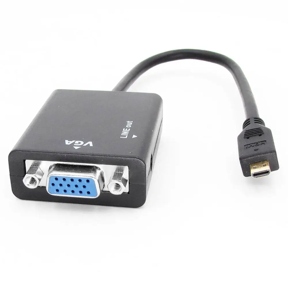 2 ГБ/4 ГБ Raspberry Pi 4 Модель B Кабель Micro HDMI к VGA видеопреобразователь адаптер для