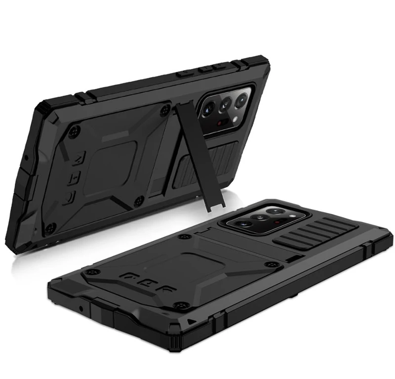 armor heavy duty protection case for samsung galaxy s20 s21 plus note 20 ultra 5g s21 ip68 waterproof metal tank 360 full cover free global shipping