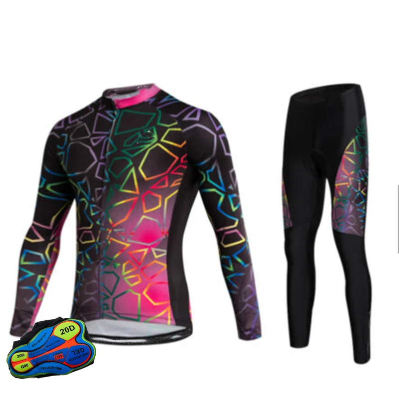 

Новинка, осенне-зимние велосипедные комплекты, велосипедные костюмы, Униформа, профессиональная команда, гоночная спортивная одежда, велос...