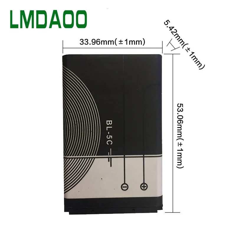 BL 5C BL5C 1200 мАч Замена Литий Батарея, Длительное Действие, BL-5C литий-ионные батареи для Nokia 6680 6681 6682 6820 6822 7600 7610
