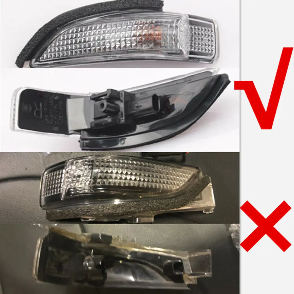 

2pcs LED Side Mirror Sequential Light Side Rearview Mirror Light Replacement Parts For TOYOTA Yaris Auris Camry Corolla
